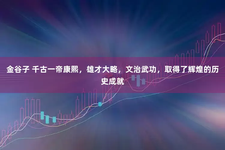 金谷子 千古一帝康熙，雄才大略，文治武功，取得了辉煌的历史成就